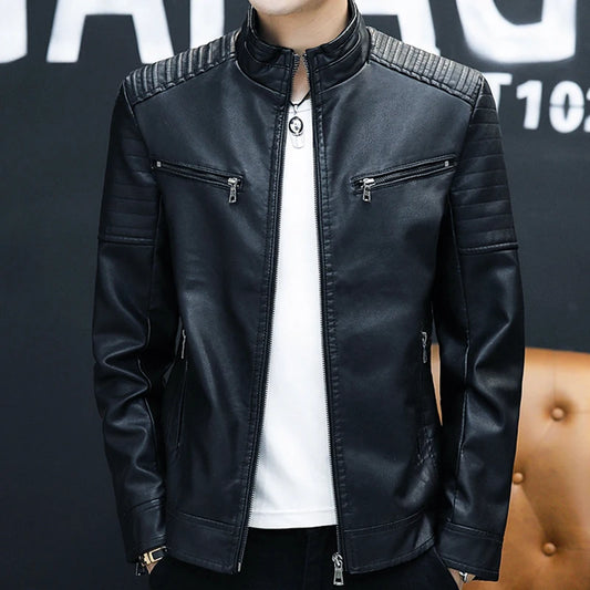 2024 Men’s Leather Suit Jacket