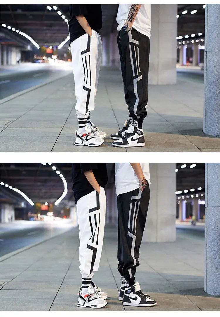 Men's Baggy Ankle-Length Sport Joggers – Streetwear Harem Sweatpants