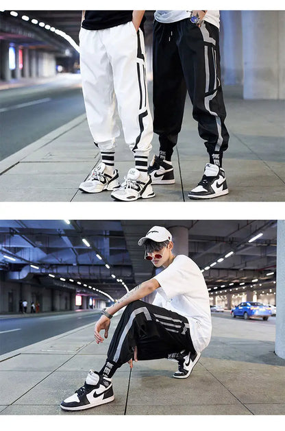 Men's Baggy Ankle-Length Sport Joggers – Streetwear Harem Sweatpants