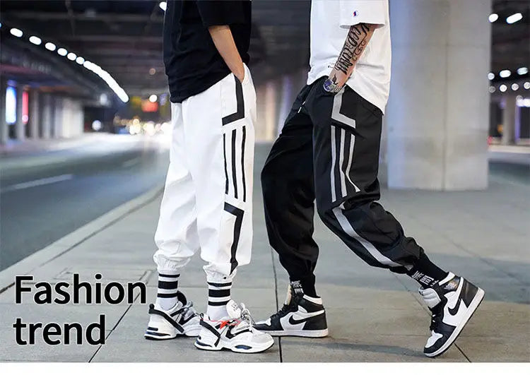 Men's Baggy Ankle-Length Sport Joggers – Streetwear Harem Sweatpants