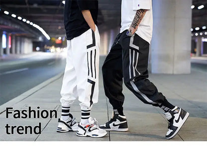 Men's Baggy Ankle-Length Sport Joggers – Streetwear Harem Sweatpants