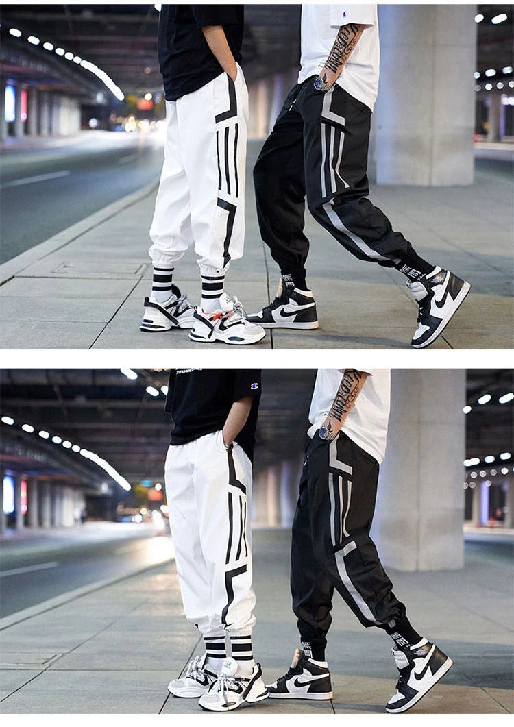 Men's Baggy Ankle-Length Sport Joggers – Streetwear Harem Sweatpants