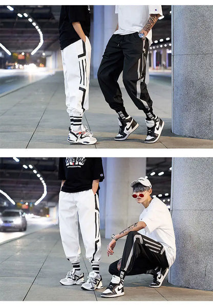 Men's Baggy Ankle-Length Sport Joggers – Streetwear Harem Sweatpants