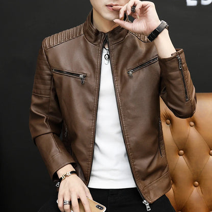 2024 Men’s Leather Suit Jacket