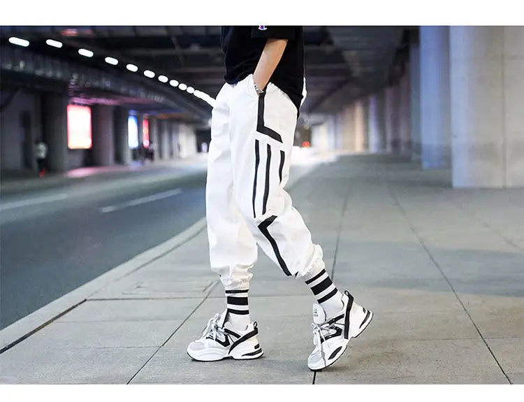 Men's Baggy Ankle-Length Sport Joggers – Streetwear Harem Sweatpants