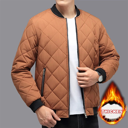 Autumn Winter Bomber Jacket for Men