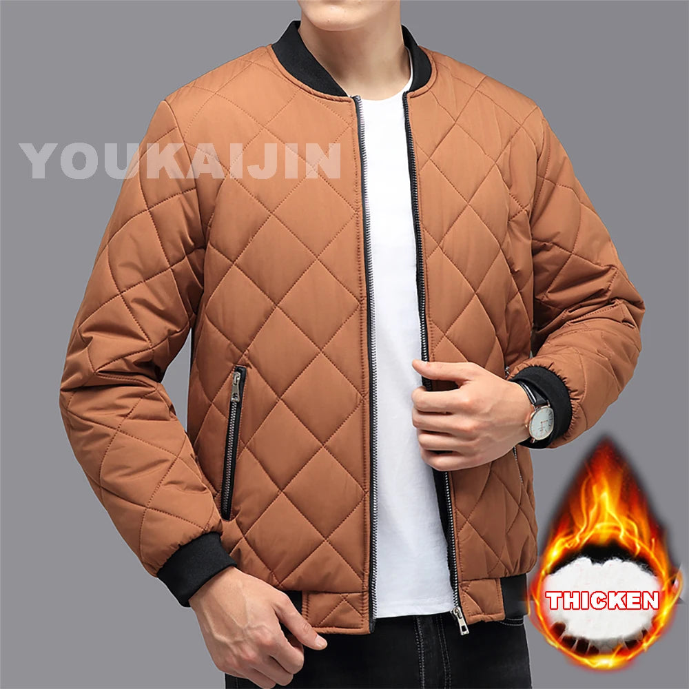 Autumn Winter Bomber Jacket for Men