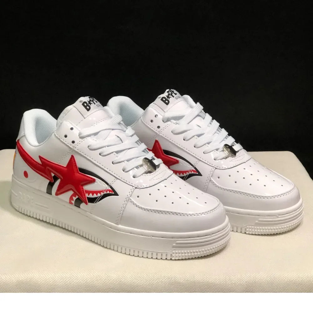 Original Bape Sta Shark Mouth Low-Top Sneakers