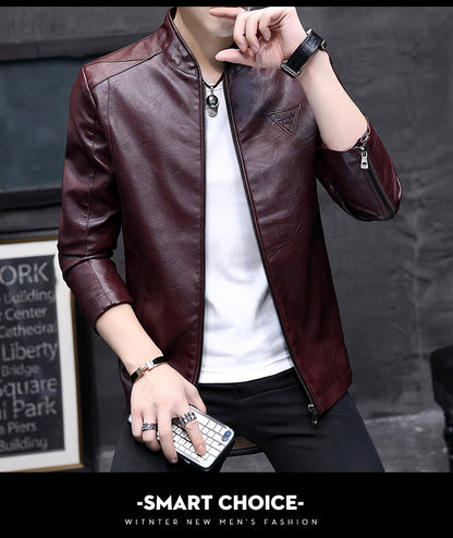 Men's Biker Leather Jacket 2024