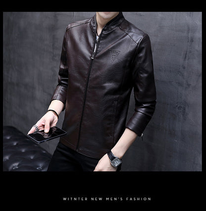 Men's Biker Leather Jacket 2024