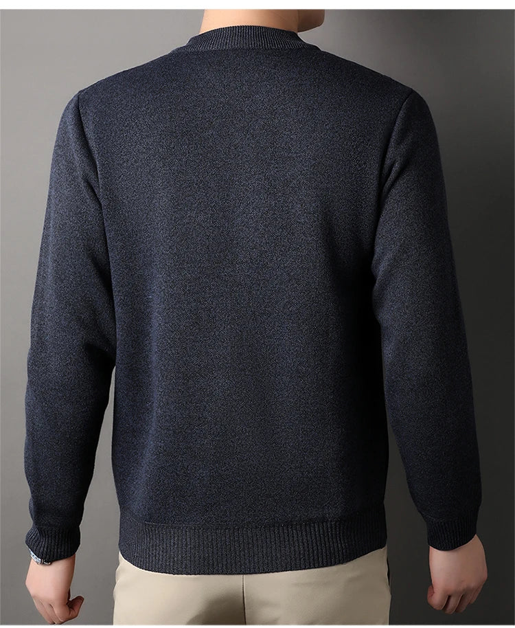 Men's Solid Color Sweater – 2024