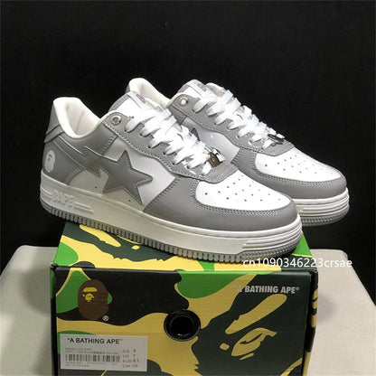 Original Bape Sta Shark Mouth Low-Top Sneakers