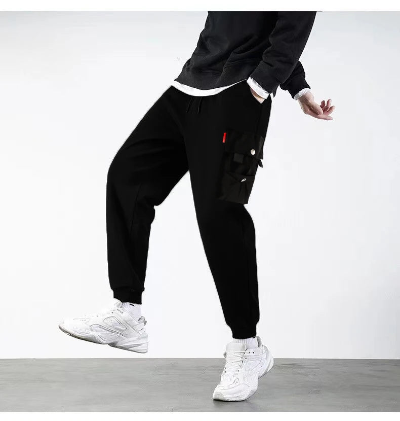 Men's Solid Color Cargo Pants