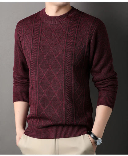 Men's Solid Color Sweater – 2024