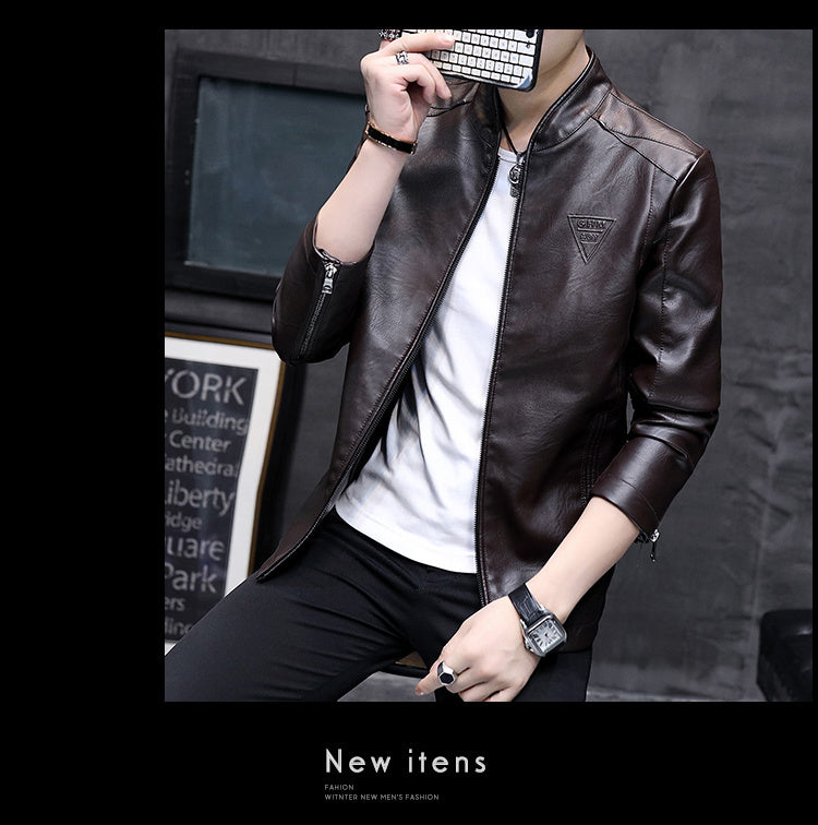 Men's Biker Leather Jacket 2024