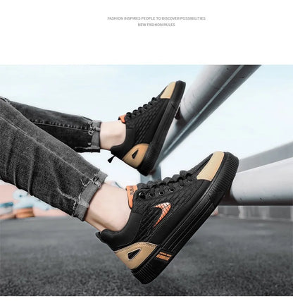 Sport Casual Men’s Shoes – Fashionable Platform Sneakers for Men