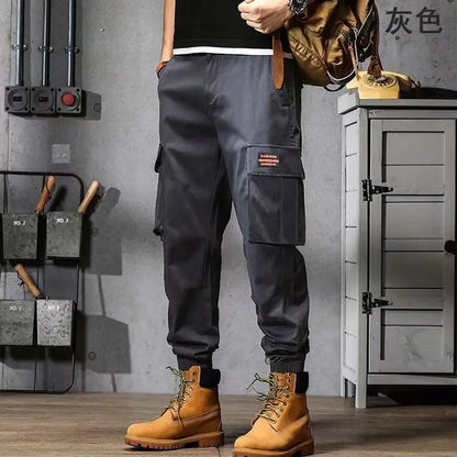 Men's Classic Streetwear Harem Jogging Pants – Slim Fit Cargo Pants