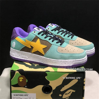 Original Bape Sta Shark Mouth Low-Top Sneakers