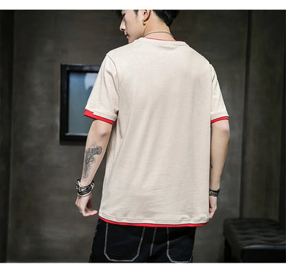 Casual T-shirt for Men – Pure Cotton, Breathable, High-Quality