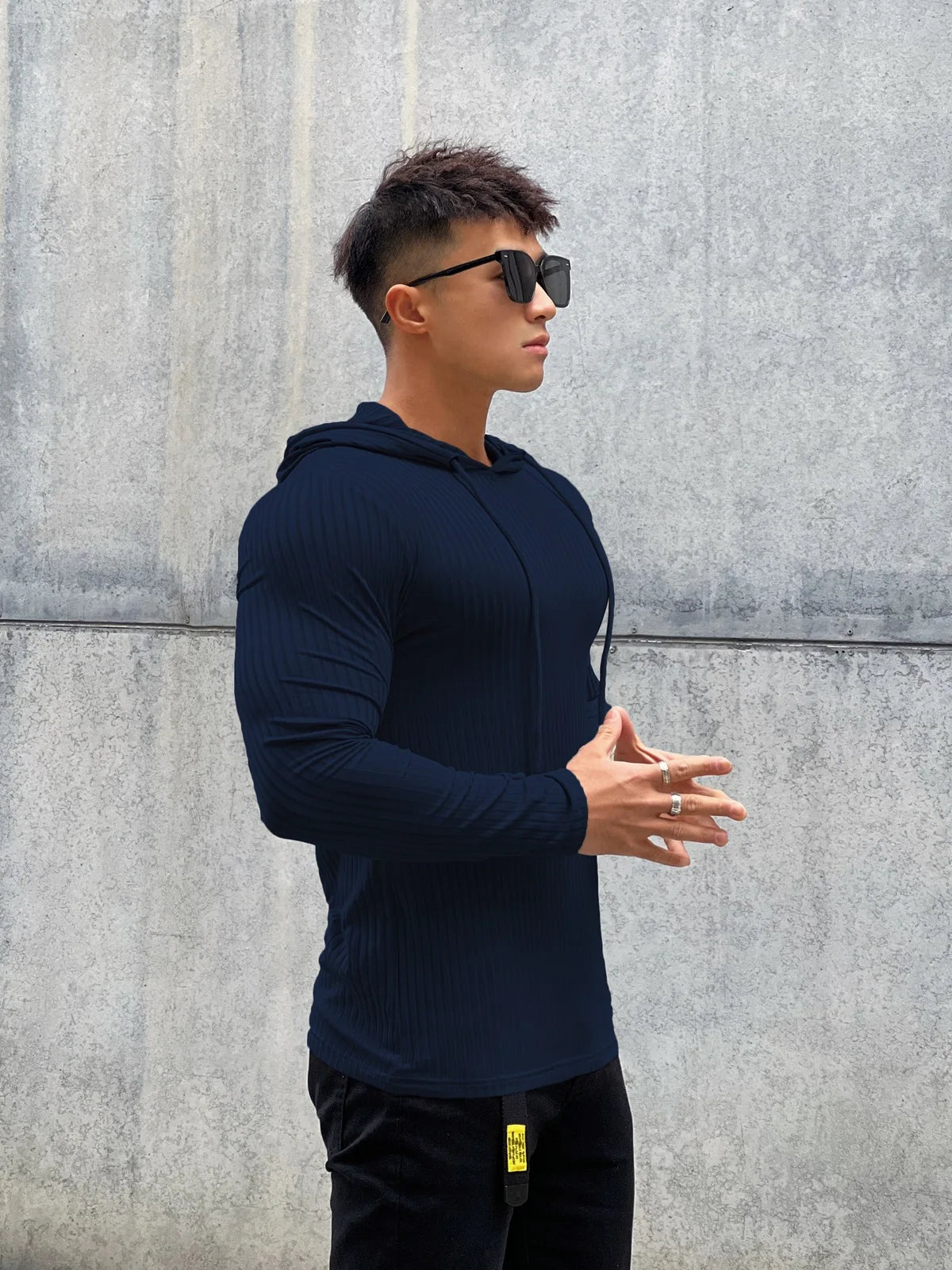 Men's Quick-Dry Long Sleeve Gym Fitness T-Shirt