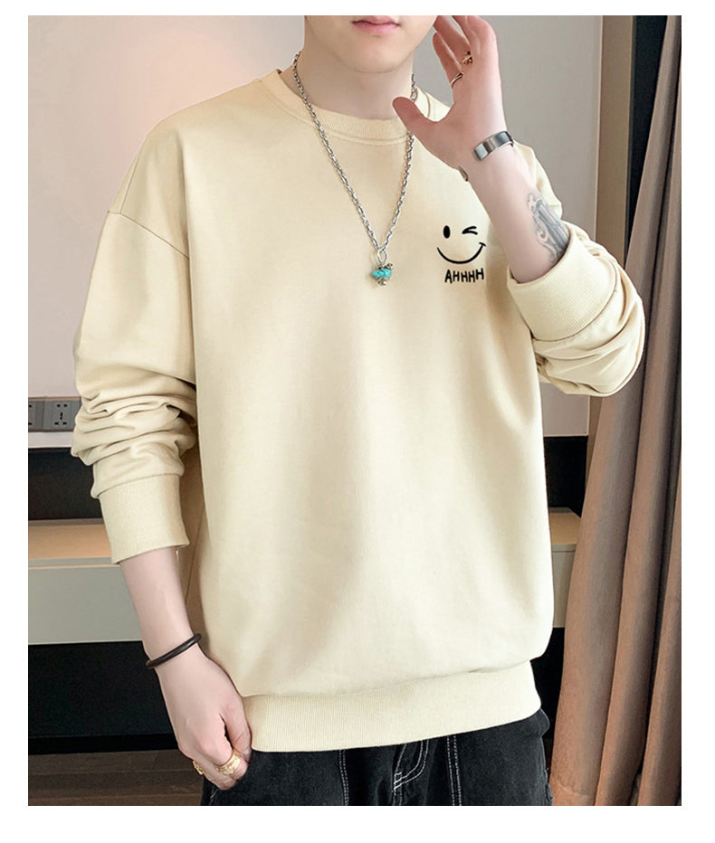 New Autumn and Spring Long-Sleeved T-shirt for Men