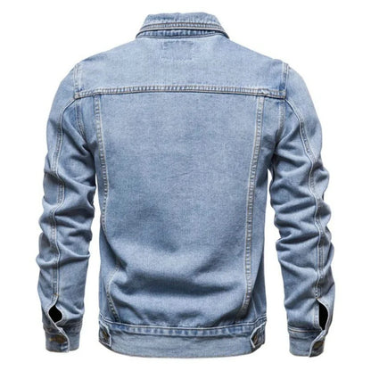 New Autumn Men’s Casual Workwear Jeans Jacket