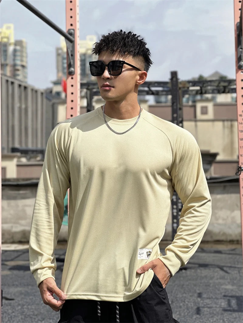 High-Quality Autumn Men’s Long Sleeved T-shirt