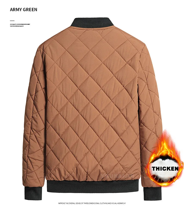 Autumn Winter Bomber Jacket for Men