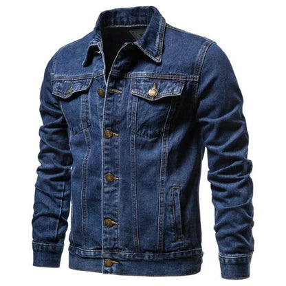 New Autumn Men’s Casual Workwear Jeans Jacket