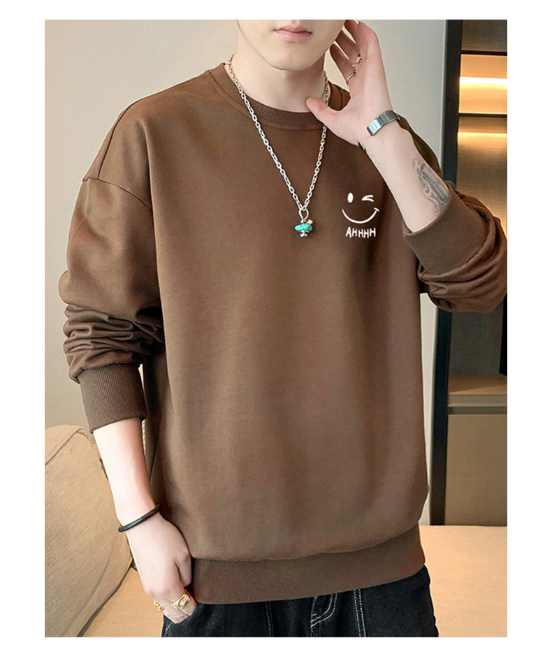 New Autumn and Spring Long-Sleeved T-shirt for Men