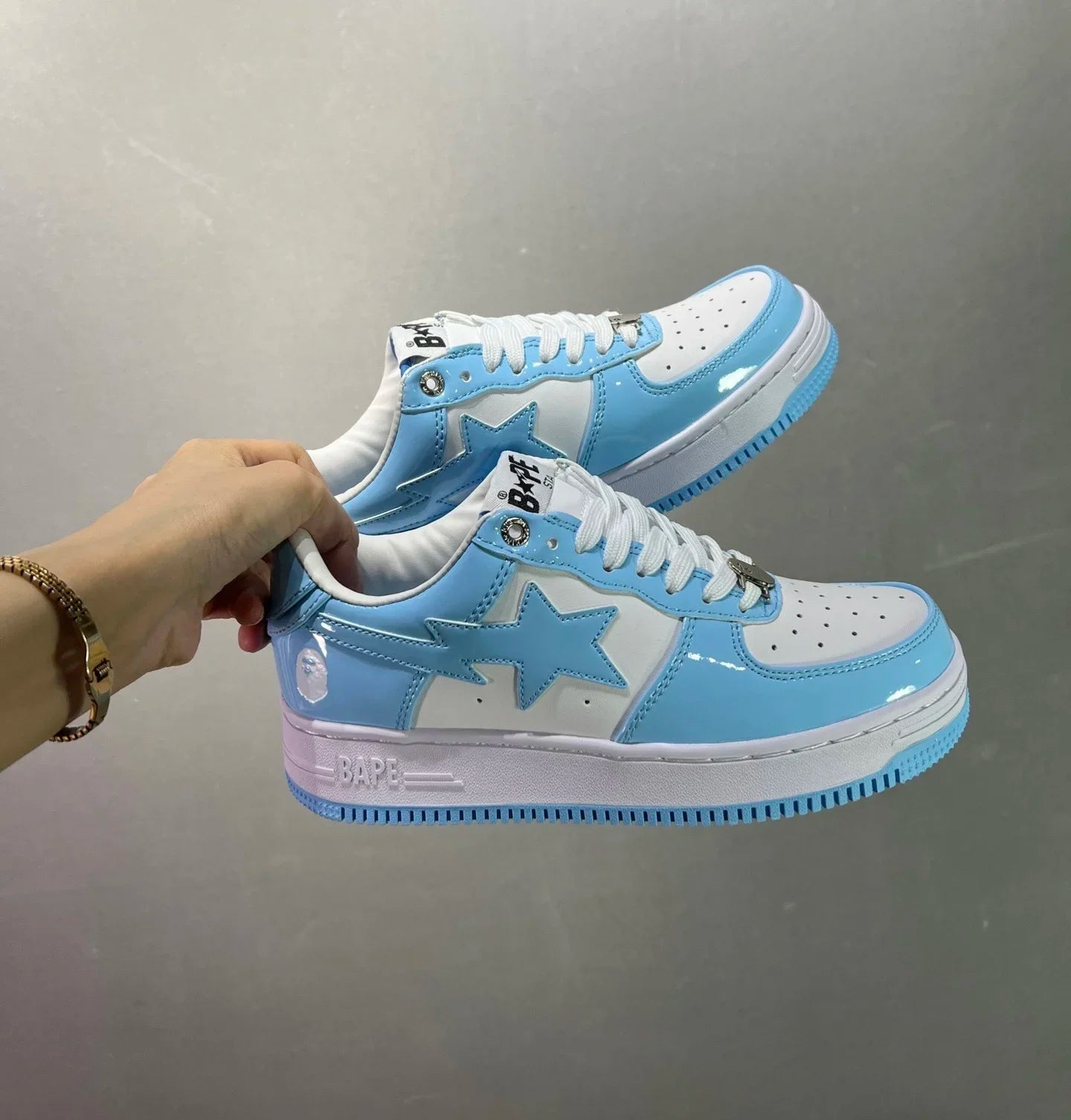 Original Bape Sta Shark Mouth Low-Top Sneakers