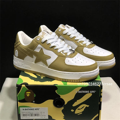 Original Bape Sta Shark Mouth Low-Top Sneakers