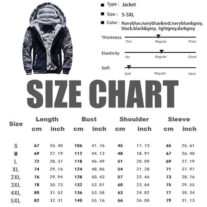 Men's Camouflage Winter Jacket