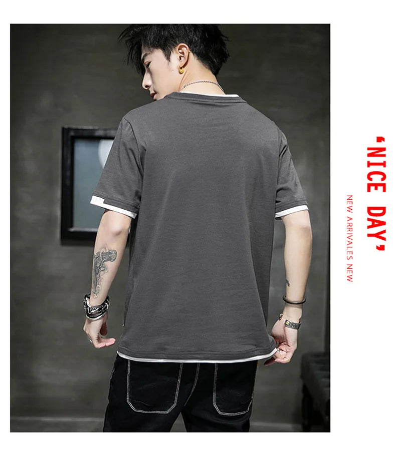 Casual T-shirt for Men – Pure Cotton, Breathable, High-Quality