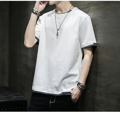 Casual T-shirt for Men – Pure Cotton, Breathable, High-Quality