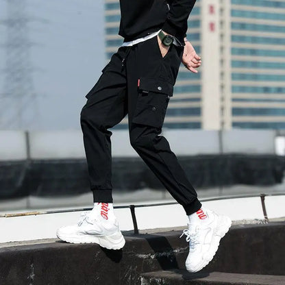 Men's Classic Streetwear Harem Jogging Pants – Slim Fit Cargo Pants