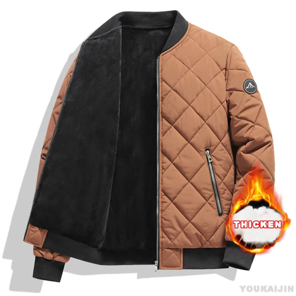 Autumn Winter Bomber Jacket for Men