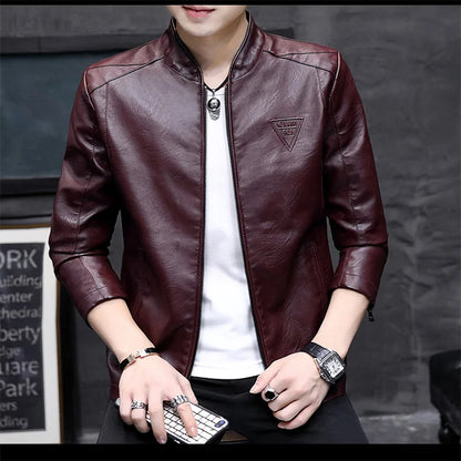 Men's Biker Leather Jacket 2024