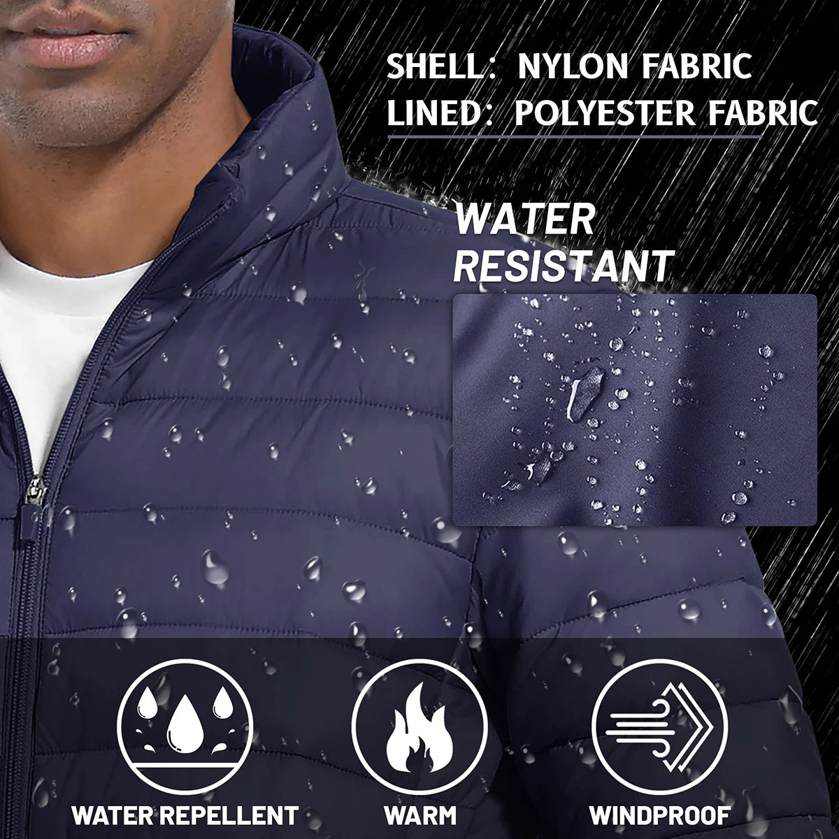 Men's Lightweight Puffer Jacket