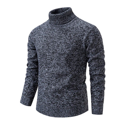 Men's Slim Fit Turtleneck Knit Sweater