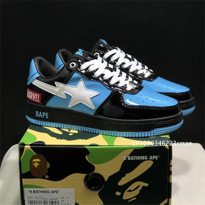 Original Bape Sta Shark Mouth Low-Top Sneakers