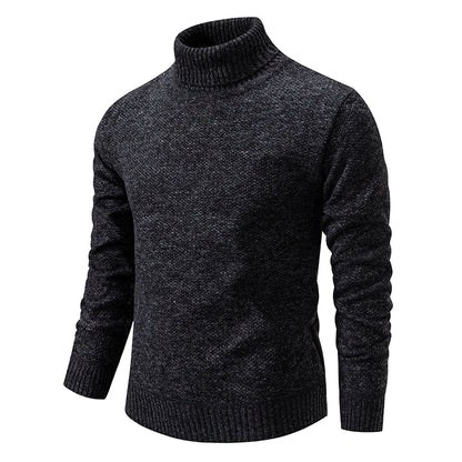 Men's Slim Fit Turtleneck Knit Sweater