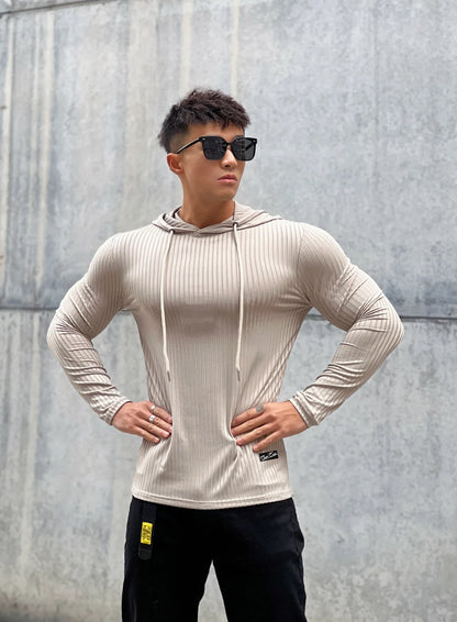 Men's Quick-Dry Long Sleeve Gym Fitness T-Shirt