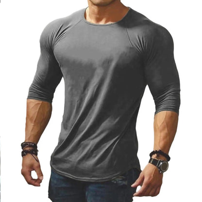 New Men’s O-Collar Long Sleeve T-Shirt