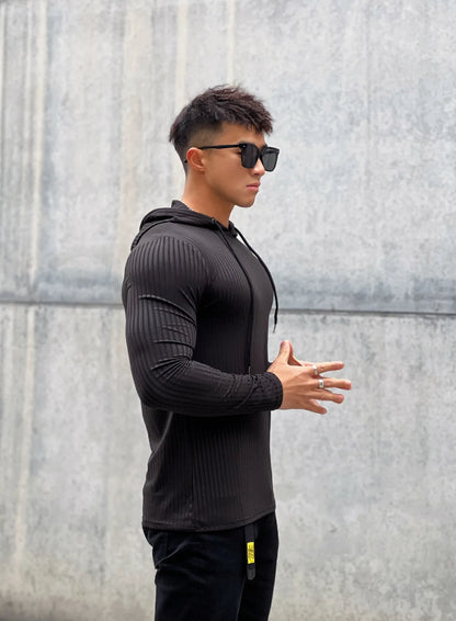 Men's Quick-Dry Long Sleeve Gym Fitness T-Shirt