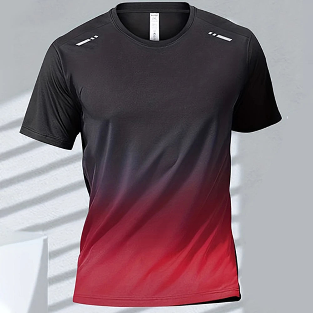 Men’s T-Shirt Badminton Top – Quick Drying Boxing Training Sport Shirt