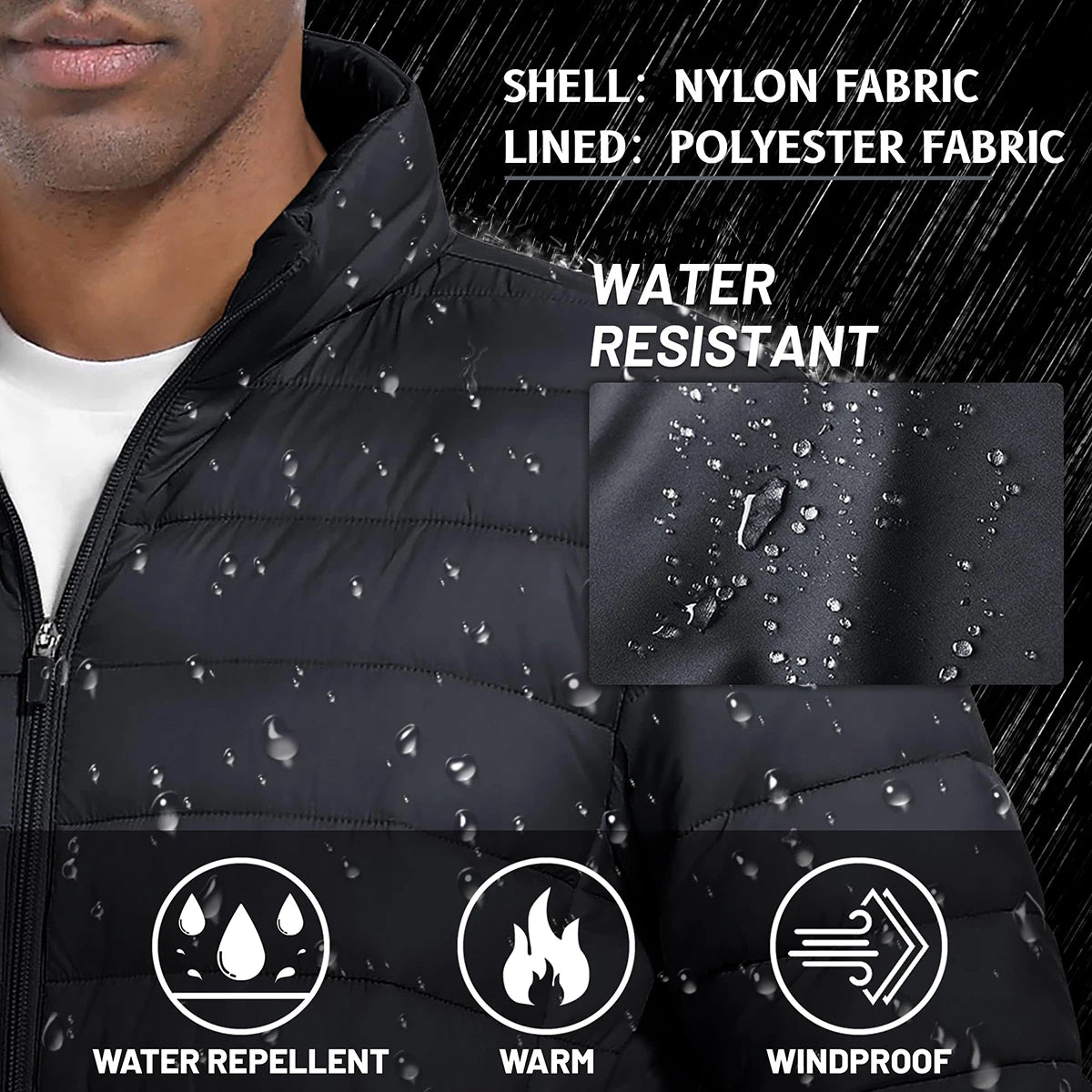 Men's Lightweight Puffer Jacket