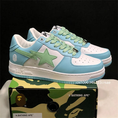 Original Bape Sta Shark Mouth Low-Top Sneakers