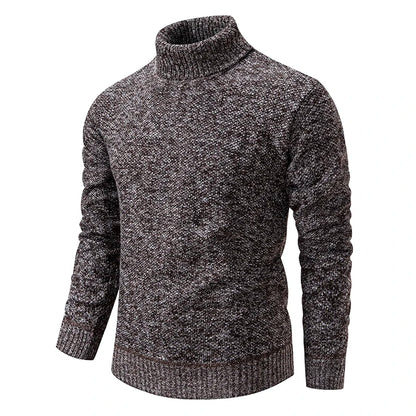 Men's Slim Fit Turtleneck Knit Sweater