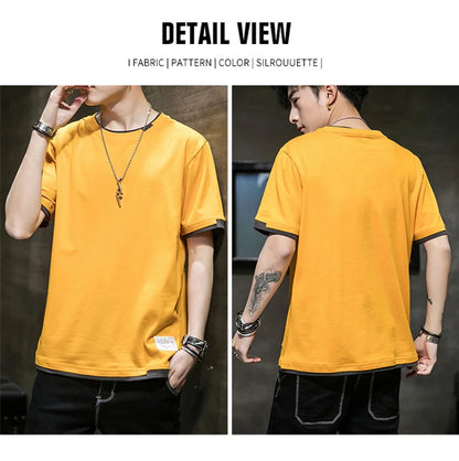 Casual T-shirt for Men – Pure Cotton, Breathable, High-Quality